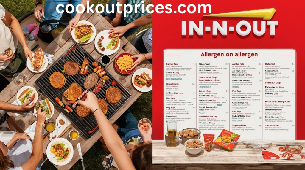 gluten free cookout allergen menu