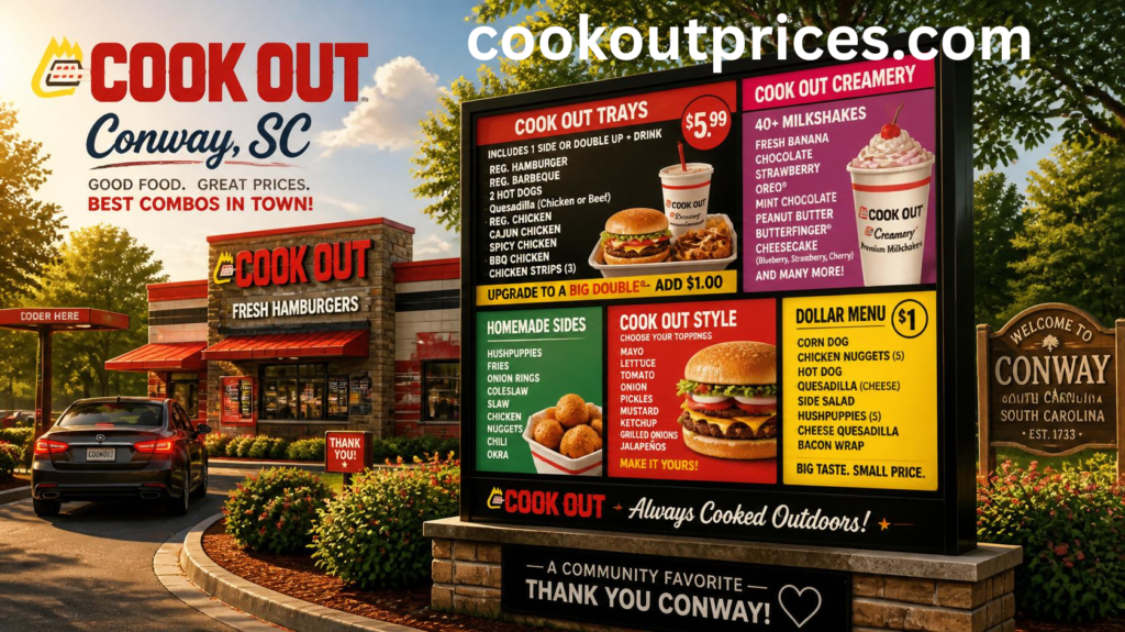 Cookout Conway SC near me