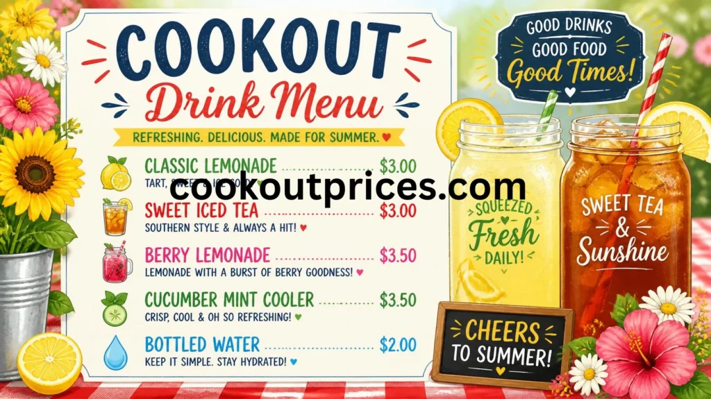 drinks menu