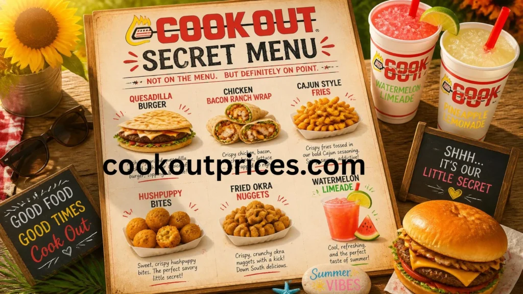 Cookout Secret Menu 2 cookout near me