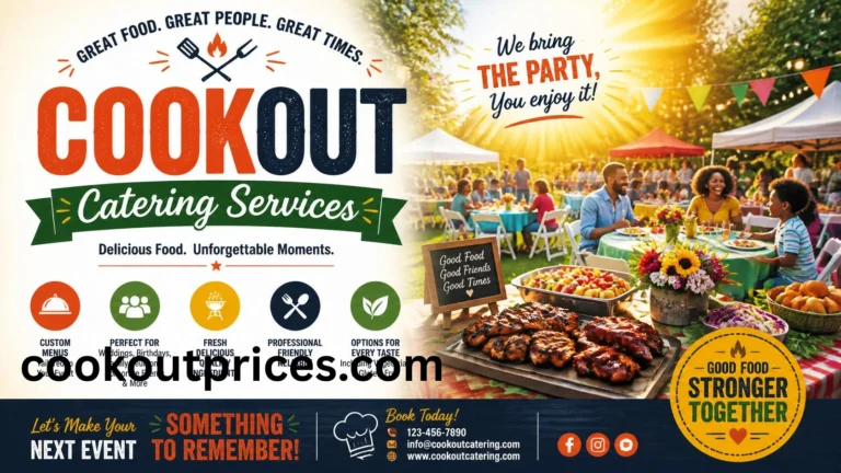 Cookout catering menu