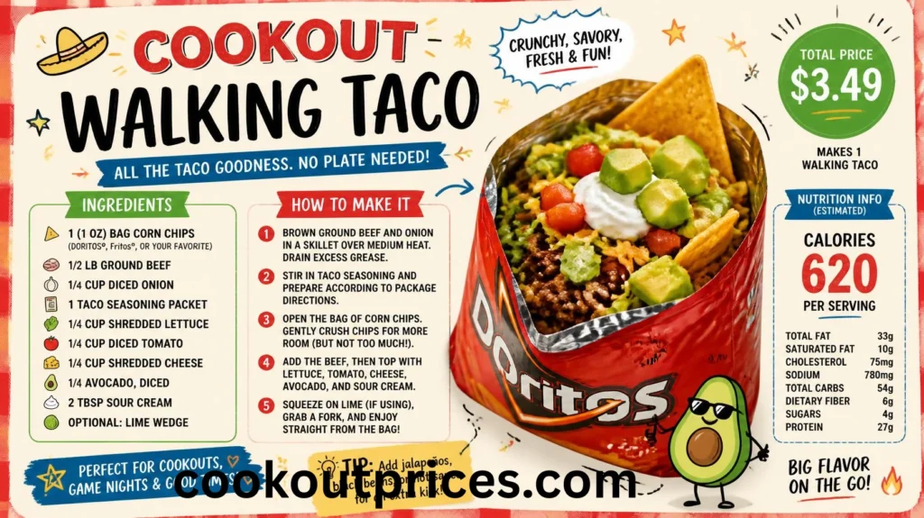 walking taco ingredients